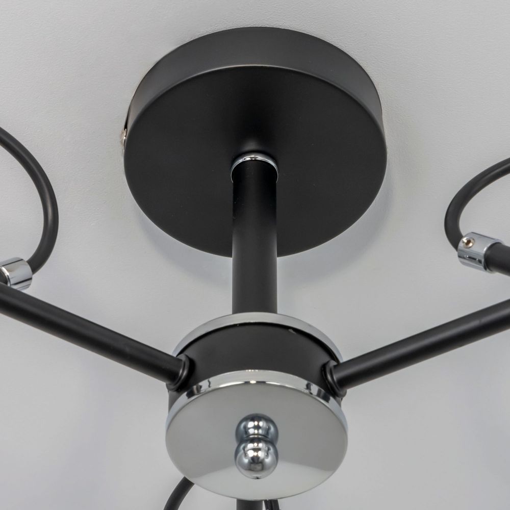 Citilux Стивен CL141231 Люстра потолочная Чёрная