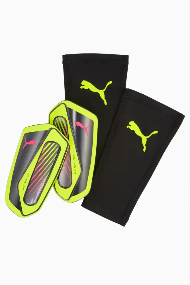 Футбольные щитки Puma ULTRA Flex Sleeve - желтый