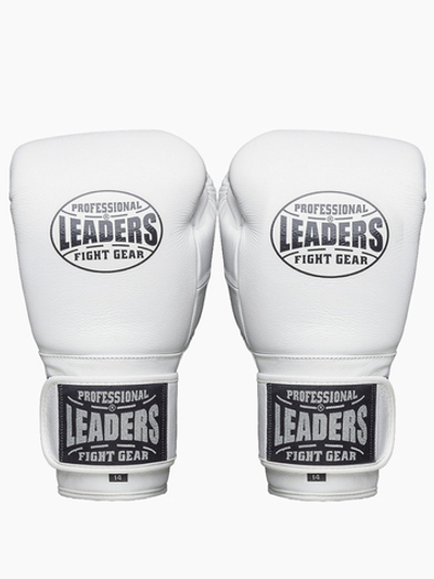 Перчатки боксерские  LEADERS LS 2 WH бел.