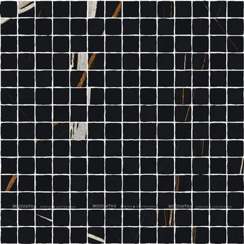Мозаика Italon Шарм Делюкс Сахара 30х30 сплит керамогранит черный Упак. 11 шт. 0,99 кв.м.