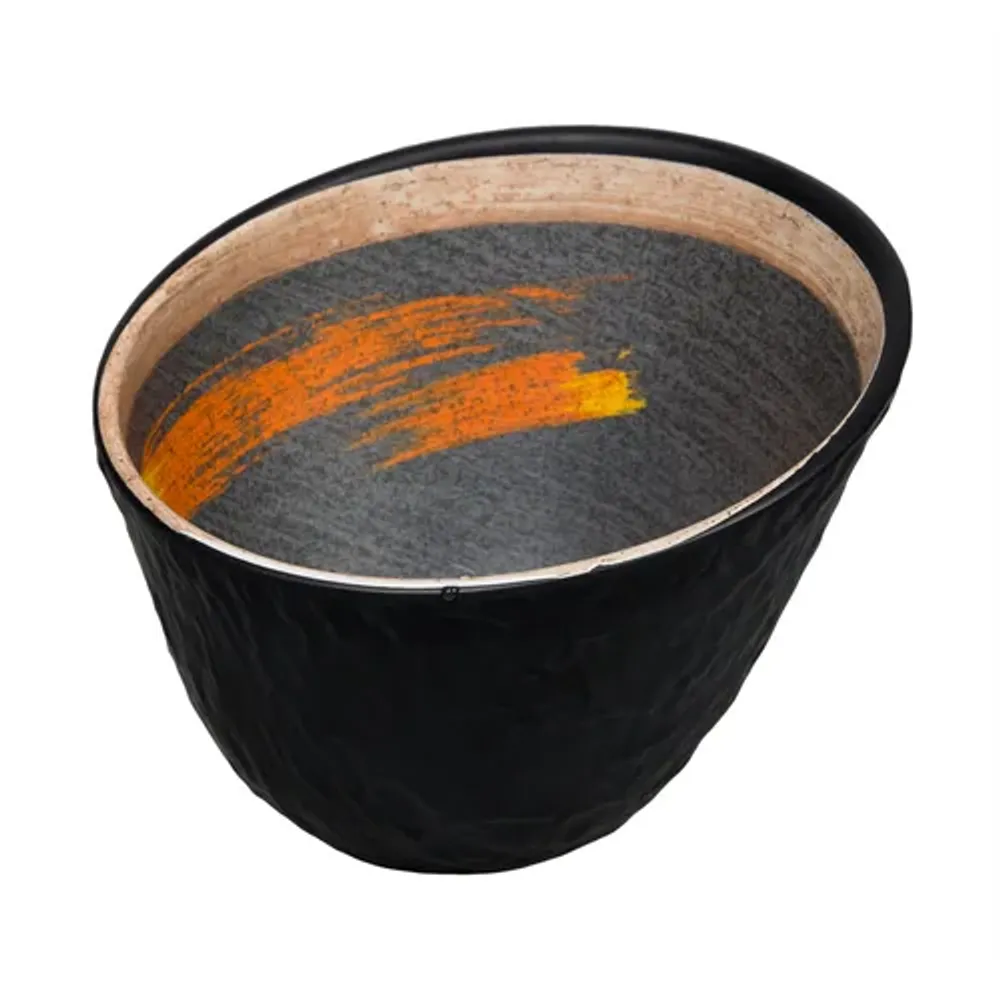Салатник 1050 мл миска для лапши d 17,5 см пластик меламин Dark Texture "Паназия" P.L. Proff Cuisine