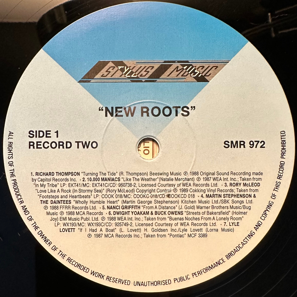 Сборник New Roots 2LP (Англия 1989г.)
