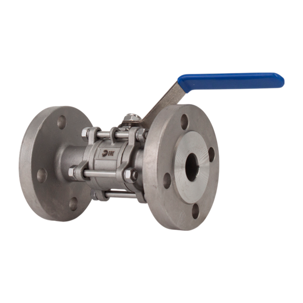 Шаровый кран трехсоставной