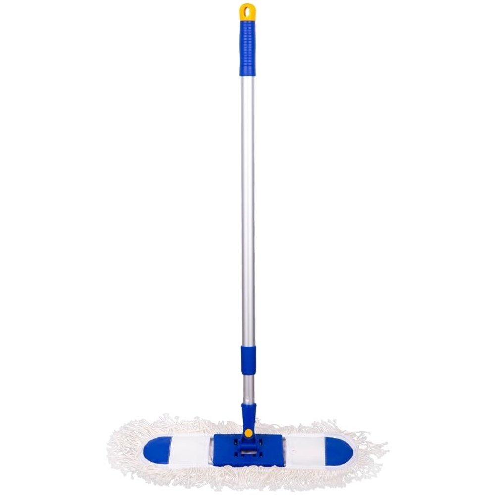 Швабра-рамка OfficeClean Professional, телескоп.ручка макс. 130 см, насадка ворс, хлопок, 40х11 см