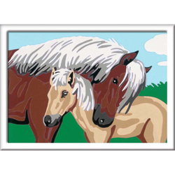 Ravensburger - CreArt Книжка-раскраска для детей Koniki 200757
