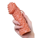 Реалистичная насадка на пенис 16,5см с бугорками Kokos Penis Sleeve 001 L Size
