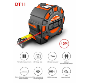 Mileseey DT11 лазерная рулетка 40м, черно/оранжевый