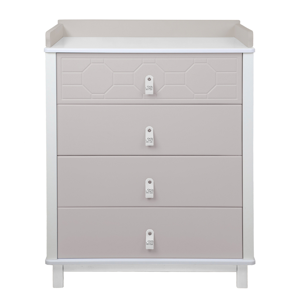 Пеленальный комод Sweet Baby Nuovo Кашемир/белый