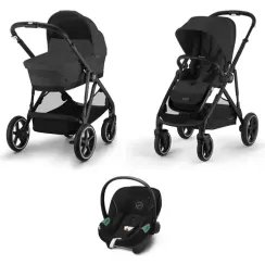 Детская коляска Cybex Gazelle S 3 в 1 BLK Moon Black