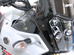 WRS Дефлекторы увеличенные (пара) Yamaha Tenere 700 (2019-2024) затемненные YA018F
