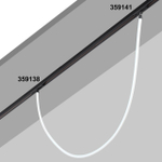 359138 KONST NT23 000 черный Трековый светильник для низковольтного шинопровода FLUM IP20 LED 4000К 14W 48V 1400Лм RAMO