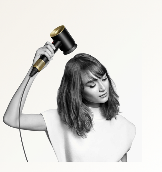 Фен Dyson Supersonic HD07, Gold/Onyx + с подарочным чехлом UK