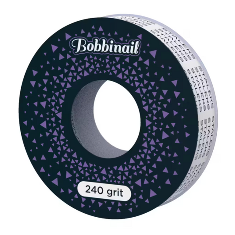 Запасной блок файл-ленты для пластиковой катушки Bobbinail STALEKS PRO 240 грит (8 м), СТАЛЕКС