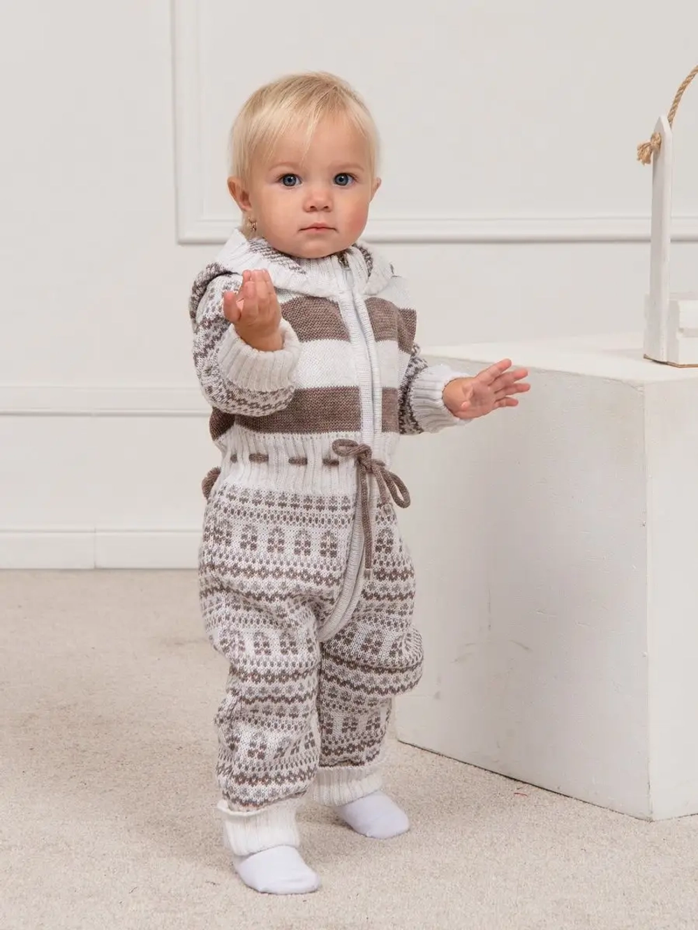 Комбинезон вязаный