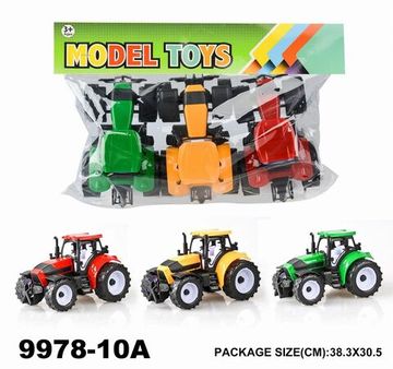 Набор Трактор 3в1 в пакете