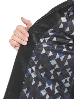 Мужская кожаная куртка / натуральная кожа ягненка / Турция