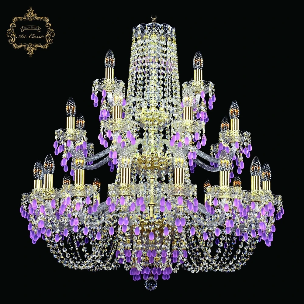 Подвесная люстра Art Classic 11.24.16+8+4.300.3d.Gd.V7010