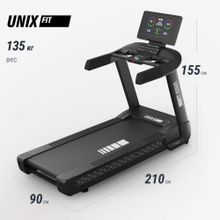 Беговая дорожка UNIX Fit T-1520 PRO (LED)