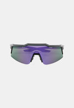 Спортивные очки 100% SPEEDCRAFT SL Polished Black - HiPER Lavender Mirror Polarized Lens