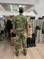 Офисный костюм / мох