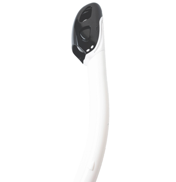 Трубка Marlin DRY LUX (прямая гофра) WHITE/BLACK