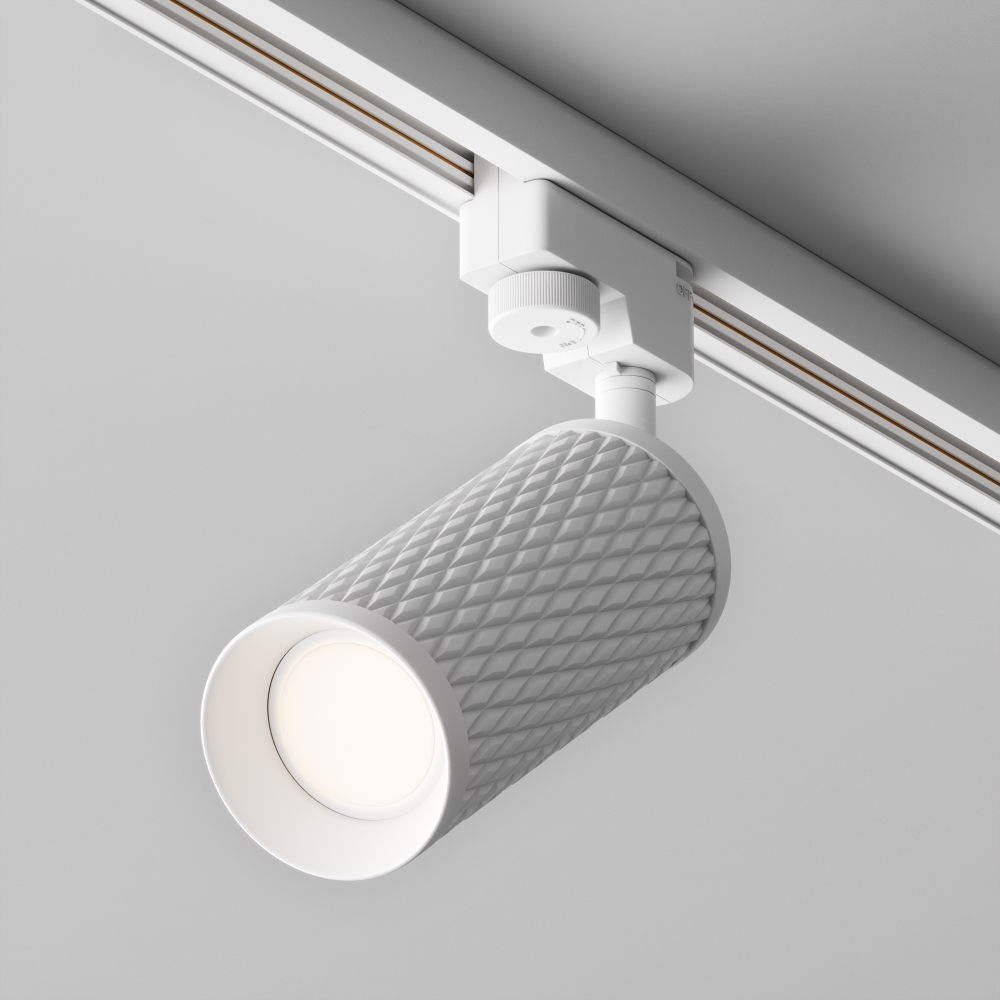 Трековый светильник для однофазного шинопровода Maytoni Unity Focus Design TR011-1-GU10-W