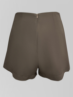 Юбка-шорты Yu Ze Fashion 2019231 однотонная на молнии сзади