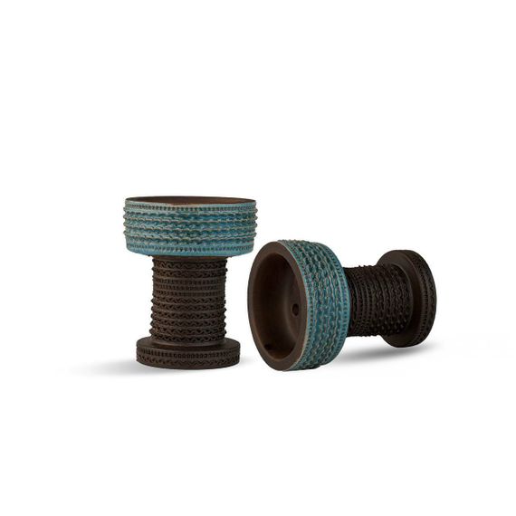 Чаша для кальяна Gusto Bowls Rook Design (Blue)