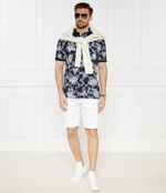 Поло SS AOP OVERDYE GUESS - темно-синий(M4GP08 K7O64)