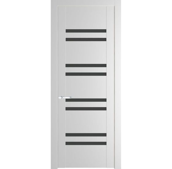 Межкомнатная дверь эмаль Profil Doors 1.6P крем вайт стекло графит