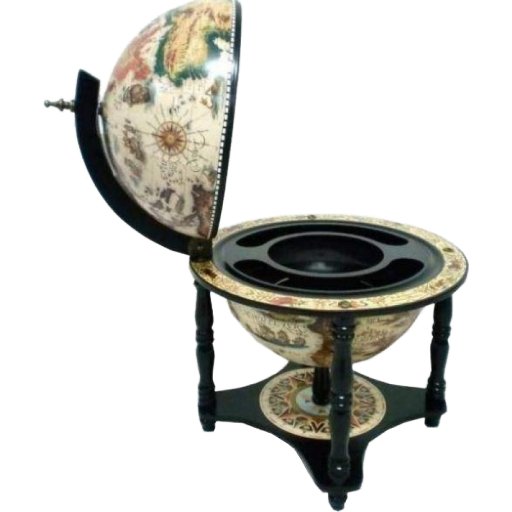 Jufeng Глобус-бар настольный d 33 светлый