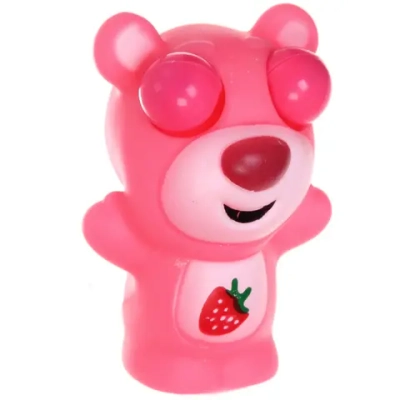 Игрушка «Мишка» пучеглазик, 7,5 см СТИКЕР НА ВЛОЖЕНИЕ