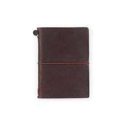 Кожаный блокнот Traveler's Company 98х134 мм на резинке (15027-006)