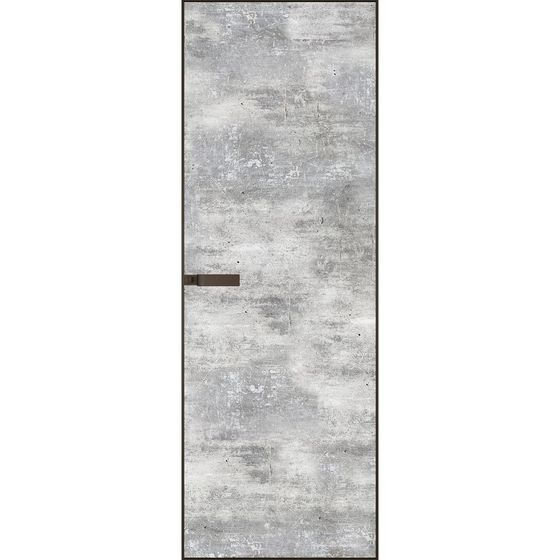 Скрытая алюминиевая дверь Invisible 1AGN бетон старый