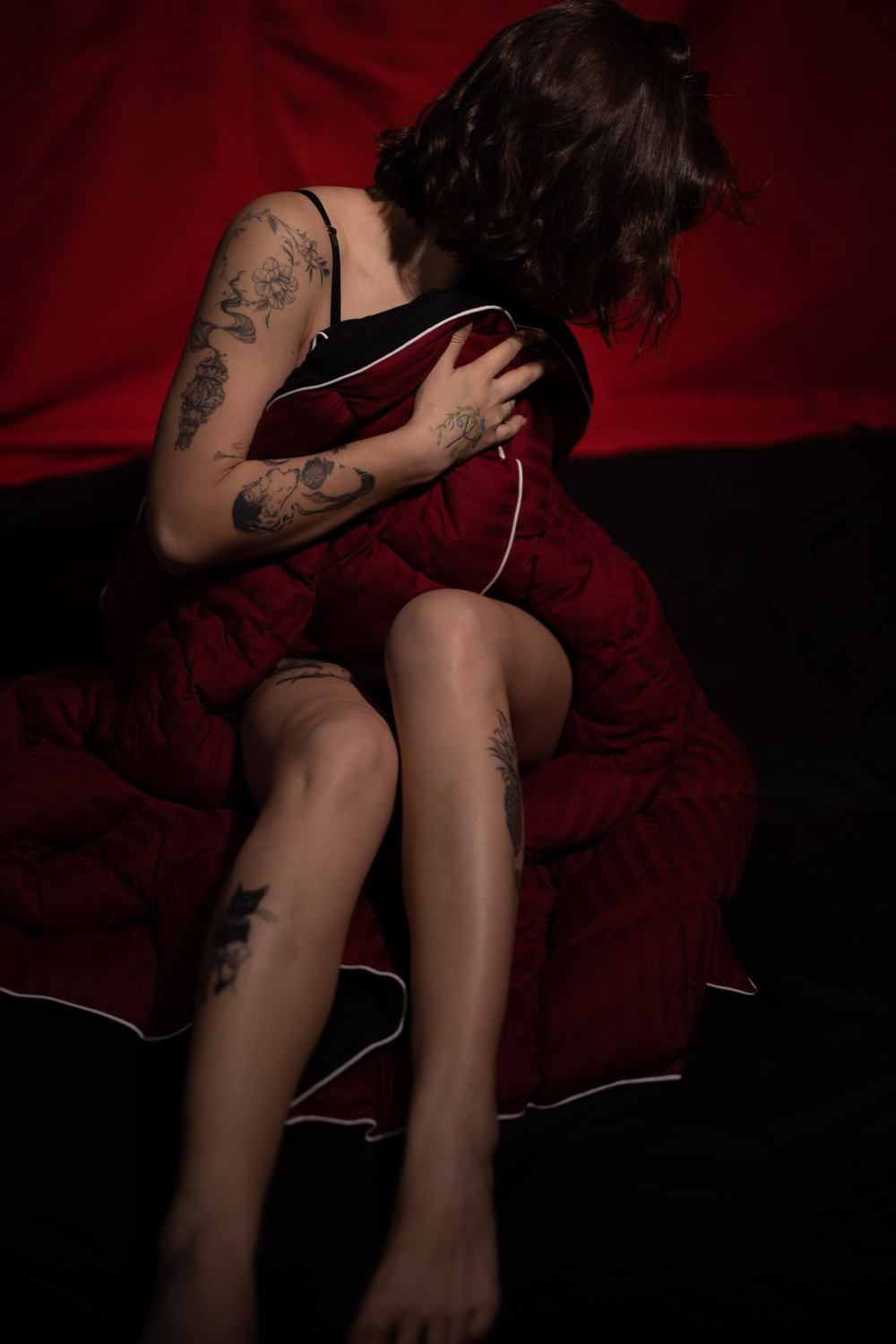 Утяжеленное одеяло "Premium - Гранат"