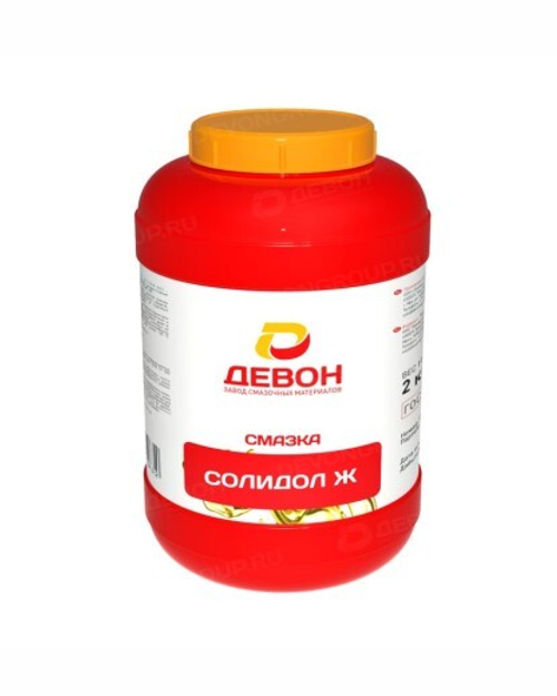 Смазка Солидол Ж 800 гр /жировой/ (DEVON)