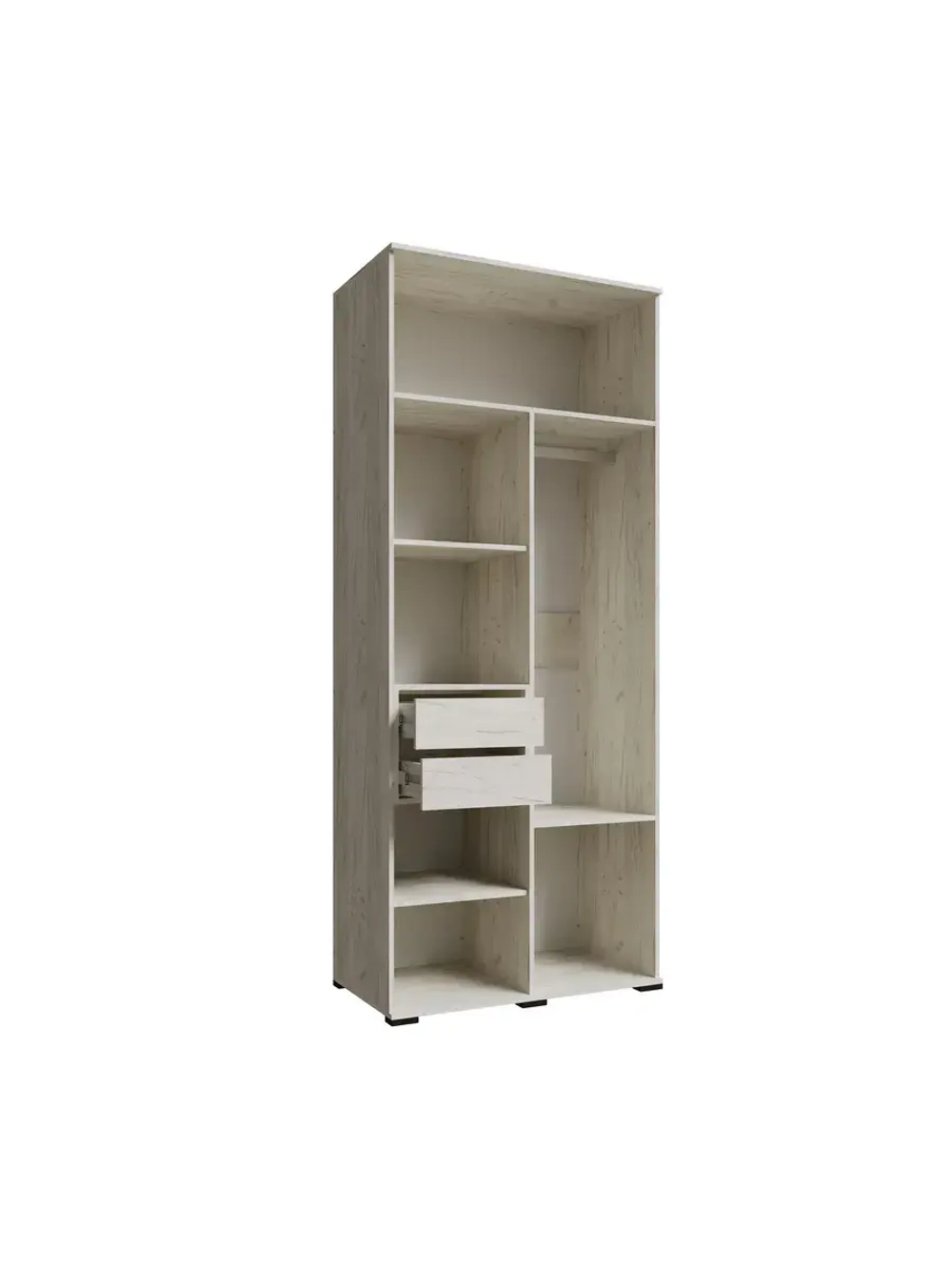 Шкаф для одежды Лилль 2-х створчатый дуб крафт