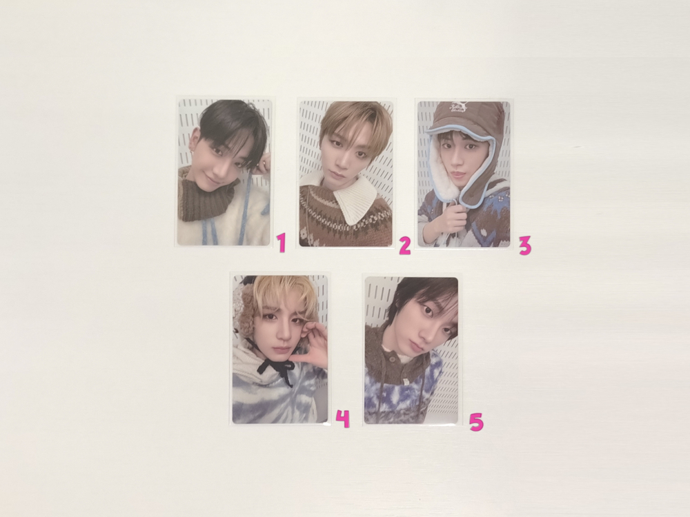 Фотокарты BOYNEXTDOOR - 4th EP No Genre (Weverse shop)
