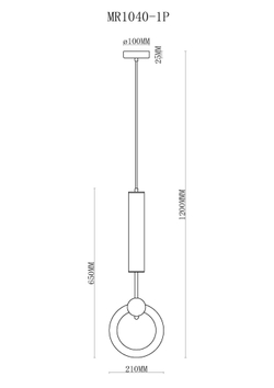Подвесной светильник MyFar Covey MR1040-1P