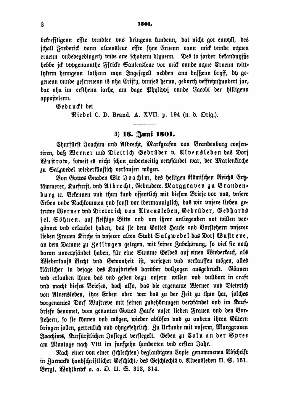 Codex Diplomaticvs Alvenslebianvs. Urkunden-Sammlung Zur Geschichte Des Geschlechts Von Alvensleben Und Seiner Besitzungen. Volume 3 | J. Müller; G.A. von Mülverstedt