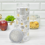 Емкость для сыпучих продуктов 1,5л "Asti" (гранит светло-серый)