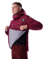 Анорак зимний мужской Город Горький бордовый