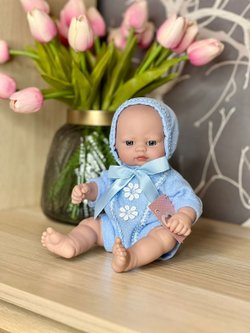 Кукла Berbesa виниловая 27см Recien Nacido  (2511K2)
