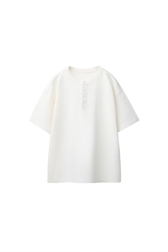 ZARA ПОЛО С ВОРОТНИКОМ-СТОЙКОЙ, ЭКРЮ