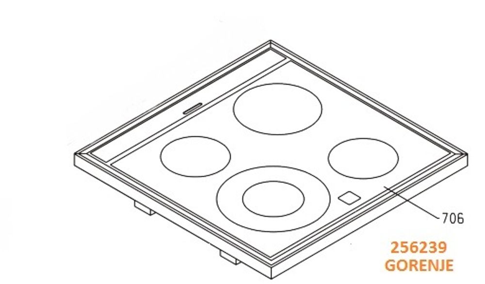 Варочная поверхность GORENJE (коричневая)