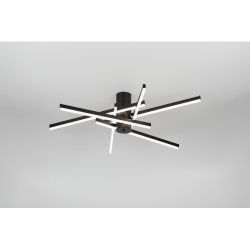 Светильник потолочный светодиодный Rivoli   6180-201 LED 90Вт 3000-6000К чёрный с пультом