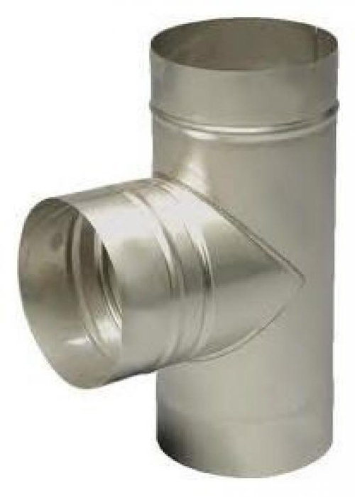 Тройник Т-образный D 125 оцинкованная сталь