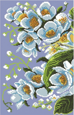 "Жасмин"-1310 канва с рисунком
