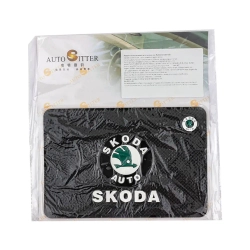 Коврик нескользящий д/панели Medium SKODA (20*13,5см) KING Medium