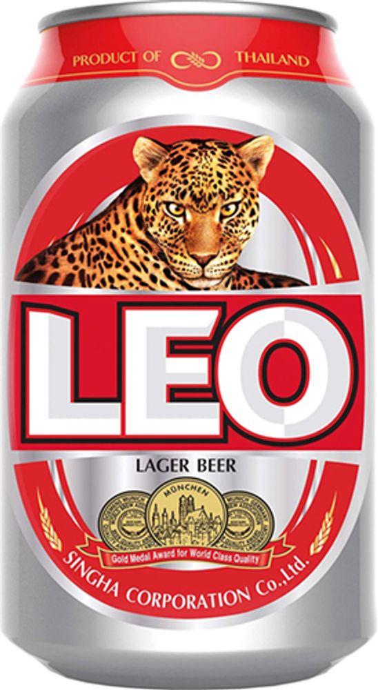 Пиво Лео / Leo 0.33 - банка